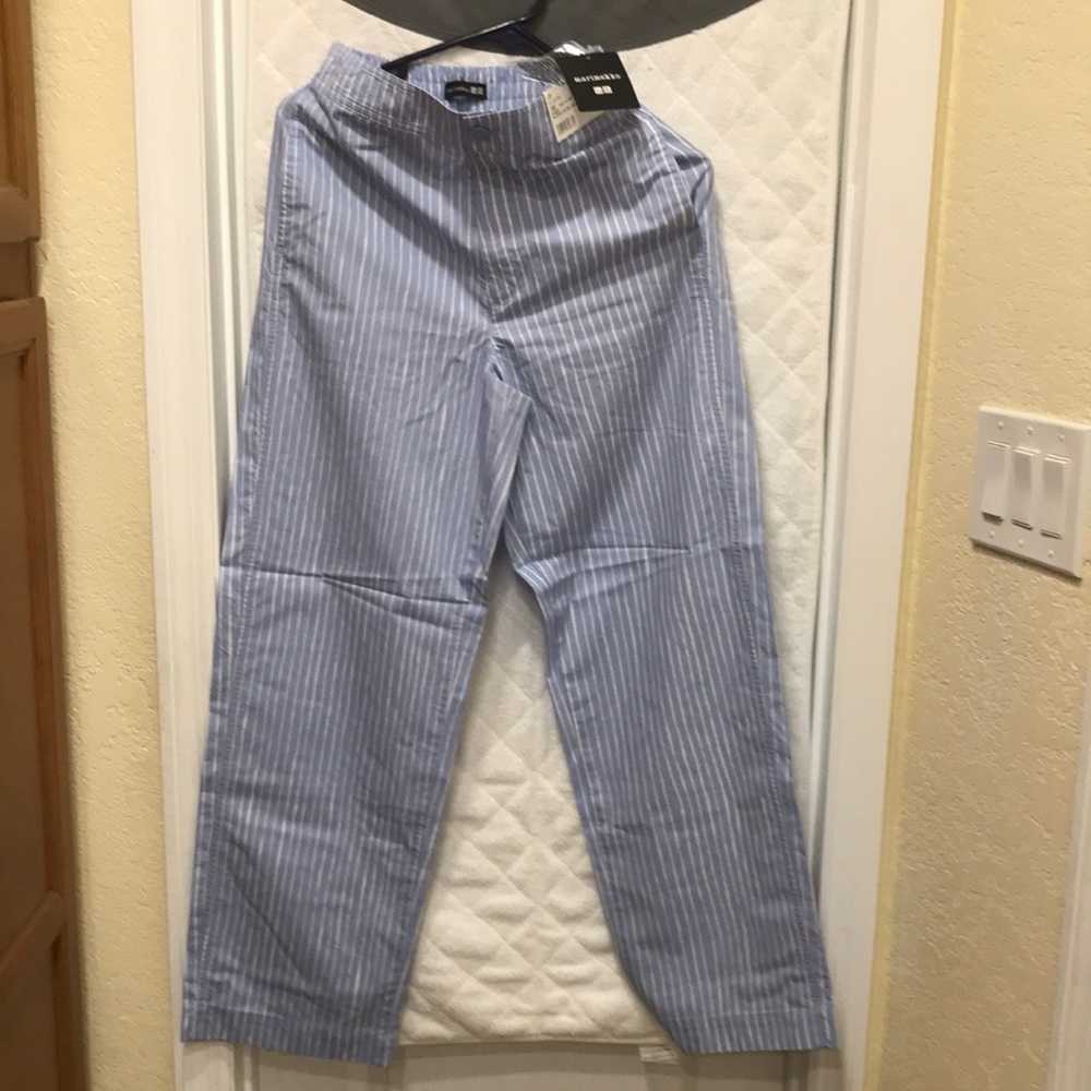 Uniqlo Women Cotton Straight Easy Pants